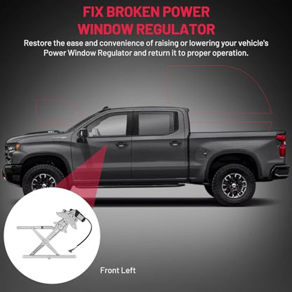 BDFHYK 741-799 Power Window Regulator with Motor Front Left for 1995-2004 Toyota Tacoma 1995 1996 1997 1998 1999 2000 2001 2002 2003 2004 95 96 97 98 99 00 01 02 03 04 - size: Front Left, style: 1995-2004 Toyota Tacoma