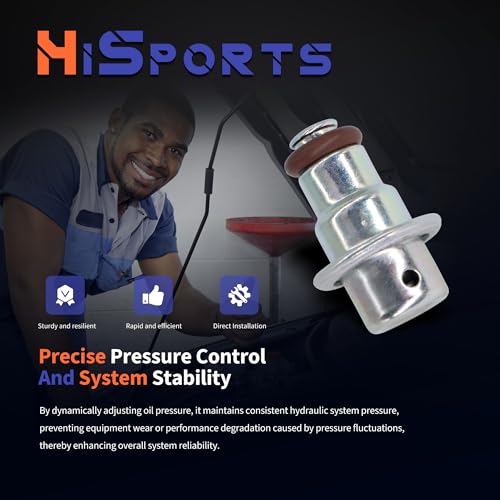HiSport 2328022010 Fuel Injection Pressure Regulator, 3 Bar - size: HSFPR4129
