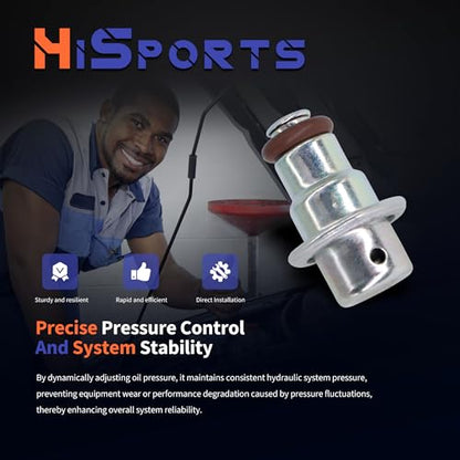 HiSport 2328022010 Fuel Injection Pressure Regulator, 3 Bar - size: HSFPR4129