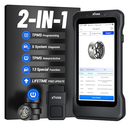 XTOOL TP380 TPMS Programming Tool & OBD2 Scanner, Diagnostic Scan Tool