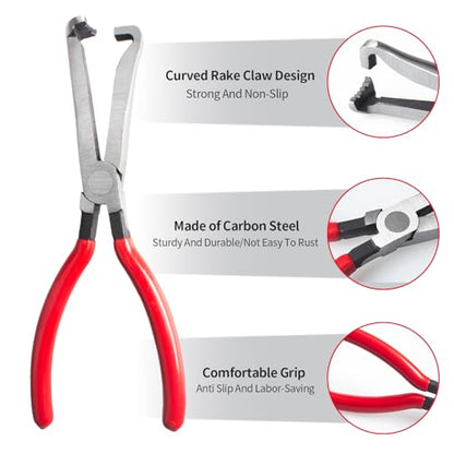 2 PCS Electrical Disconnect Pliers for Cars, Straight Automotive Electrical Connector Pliers and Electrical Connector Separator Tool - style: Electrical Disconnect Pliers Set 2