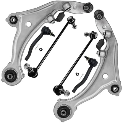 Detroit Axle - 6pc Front End Control Arms Kit for 09-14 Nissan Murano, 2 - size: 6CS48112/6PC