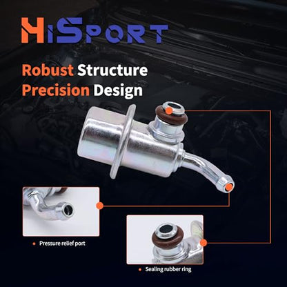 HiSport PR4016 Fuel Injection Pressure Regulator Kia Rio Hyundai - size: HSFPRR4016