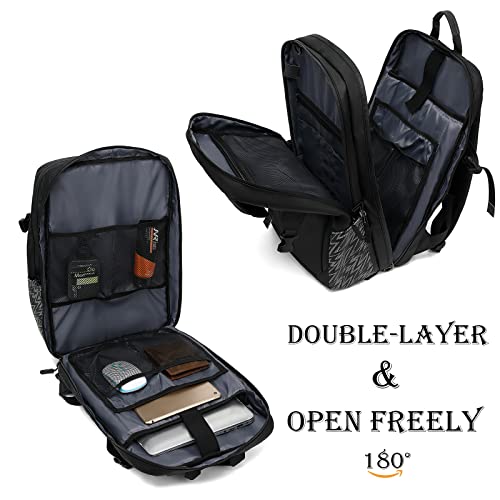 Motorcycle Backpack, 17'' Laptop Compartment, High-Density Nylon, Adjustable Helmet Holder, Reflective, Waterproof for Outdoor Enthusiasts - color: Holder