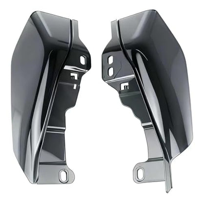 Heat Shields for Harley Davidson Touring Street Glide Road Glide Electra Glide Road King Ultra Limited Tri Glide CVO 2017-2024 2025, Gloss Black - color: Black