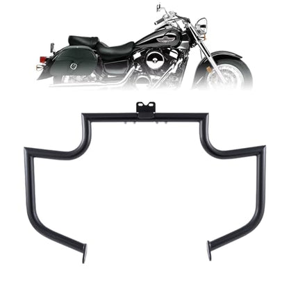 Kinglemc Crash Bar Engine Guard for Kawasaki Vulan(Black) - color: Black, size: VN1500P VN1600B/F VZ1600