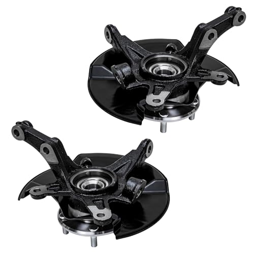 Detroit Axle - 4pc Front Steering Knuckles Kit for 2006-2011 Honda Civic - size: 4QU47720/ Big strut kit