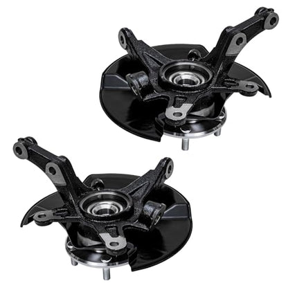 Detroit Axle - 4pc Front Steering Knuckles Kit for 2006-2011 Honda Civic - size: 4QU47720/ Big strut kit