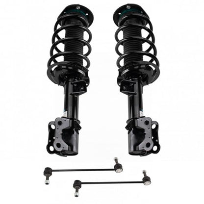 TRQ Front Suspension Kit Complete Strut & Coil Spring Assembly Sway Bar - style: SCA31152