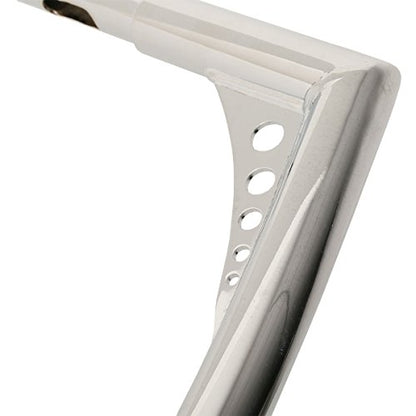 XMT-MOTO 12" Rise 1-1/4 Ape Hangers Handlebar Fit For Harley FLST FXST XL - color: Chrome, size: 12 INCH