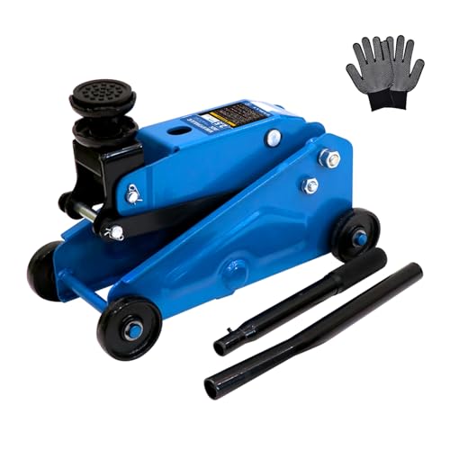 Mini Hydraulic Jack 2.5 Ton (5500lbs)/Floor Jack with Heightening Gasket,Lifting Range 4.13"-17"