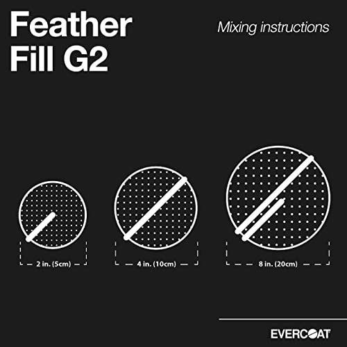 Evercoat Feather Fill G2 Premium Polyester Primer Surfacer for Fiberglass, SMC & More - 128 Fl Oz - Gray