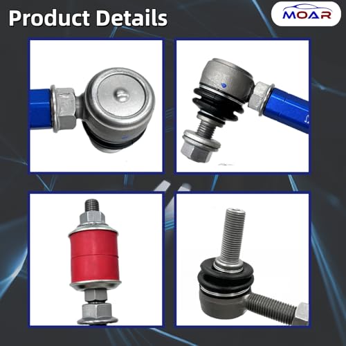 4PC Adjustable Front & Rear Sway Bar Link Kit for GX47, 4RUNNER/FJ Cruiser - color: Front & Rear 7.48-9.84' / 5.91-7.87'