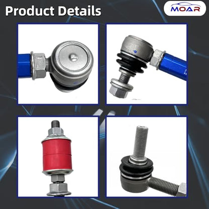 4PC Adjustable Front & Rear Sway Bar Link Kit for GX47, 4RUNNER/FJ Cruiser - color: Front & Rear 7.48-9.84' / 5.91-7.87'