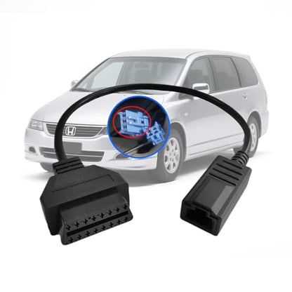 OBD1 to OBD2 Adapter Fits for Honda 3Pin OBD Diagnostic Cable Connector - style: Fit for honda-3pin