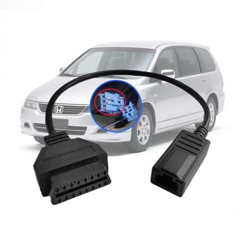 OBD1 to OBD2 Adapter Fits for Honda 3Pin OBD Diagnostic Cable Connector - style: Fit for honda-3pin