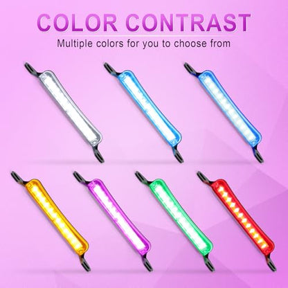 LivTee License Plate Light, Extremely Bright LED License Plate Lights Assembly for Trailer UTV ATV Truck RV Boat, Purple - color: Purple