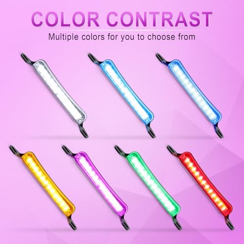 LivTee License Plate Light, Extremely Bright LED License Plate Lights Assembly for Trailer UTV ATV Truck RV Boat, Purple - color: Purple