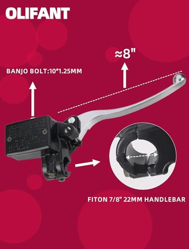 Brake Master Cylinder For Honda Fourtrax 300/foreman 450 500/Rancher 350
