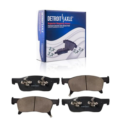 Detroit Axle - 8pc Brake Kit for 2019 2020 2021 Subaru Ascent - size: 8PR53589/KIT
