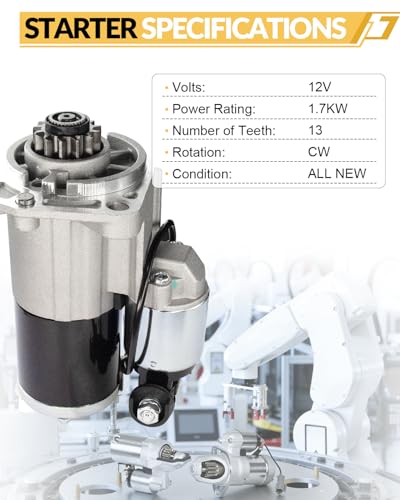 AATEE 19061N Starter for:-Nissan Rogue 2008-2013, Rogue Select 2014-2015 - style: 23300-ET80A