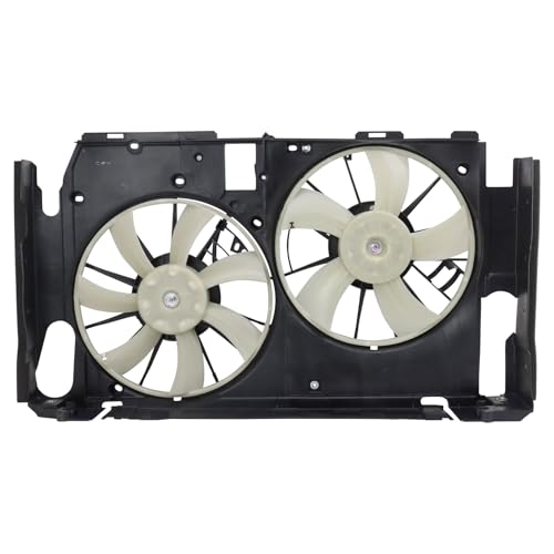 TRQ Radiator Dual Cooling Fan Assembly - style: RFA73759