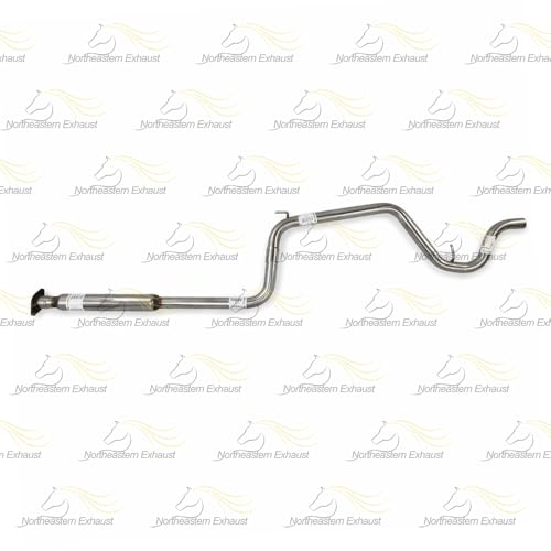 Exhaust Resonator Pipe Compatible with Buick Century 1997-2002 3.1L | Stainless Steel | Northeastern Exhaust | Includes Gasket, Clamps, Hangers, Bolt Kit | Direct-Fit Replacement