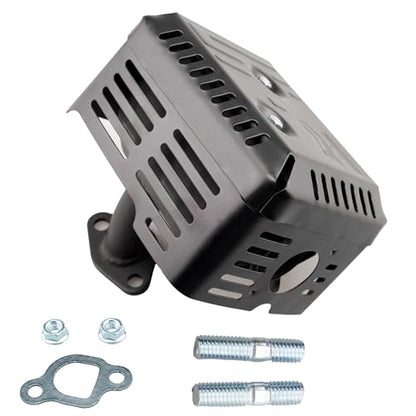 EXhaust Muffler Kit for Honda GX120 GX160 GX200 Predator 212cc Engine - size: Standard