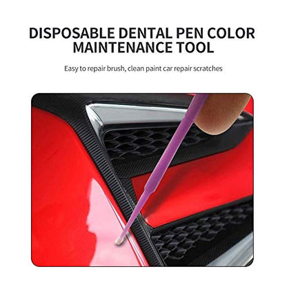 Touch Up Paint Brushes for Automotive Paint Chip Repair Disposable Micro Applicators (S:1.5mm, Purple)-100 Pieces - style: 1.5MM,Purple