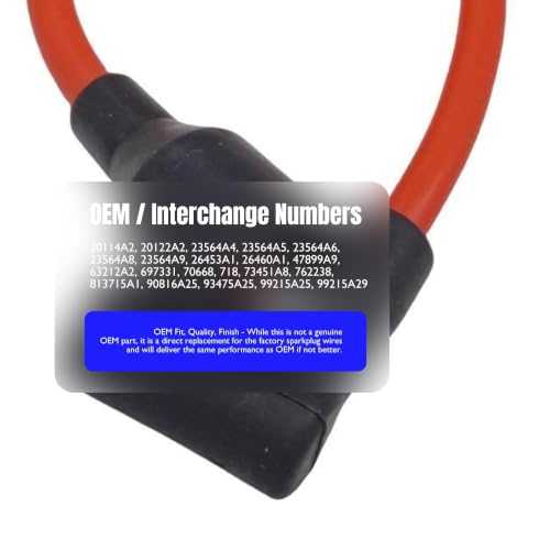 18-5228-1 Premium MagForce 9" Marine Spark Plug Wire Lead 8MM - style: 18-5228-1