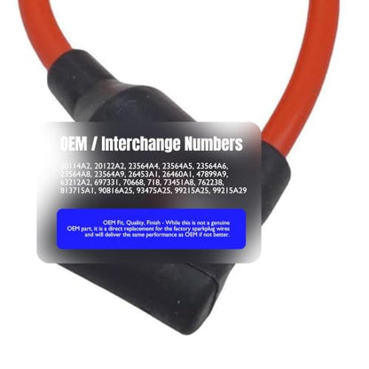 18-5228-1 Premium MagForce 9" Marine Spark Plug Wire Lead 8MM - style: 18-5228-1