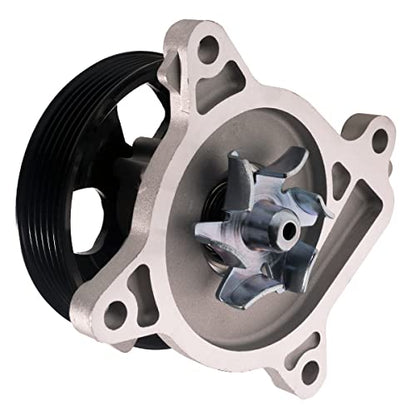 AUQDD AW7174 Professional Water Pump Kit With Gasket Fit For (Engine L4 2.5L) 2014-2017 Infiniti QX60 /14-18 Nissan Altima /14-20 Rogue /2016 Murano /14-15 Pathfinder - size: AW7174