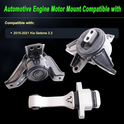 Engine Motor Mount Compatible with Sedona 2015-2021 3.3L - size: 2015-2021 Entourage Sedona 3.3L