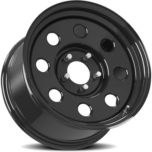 Vision 85 Soft 8 Black Wheel with Painted Finish (15x8"/5x127mm)