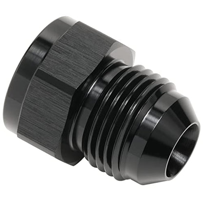 6AN Female to 8AN Male Flare Expander Fitting Adapter Aluminum Black - color: Black, size: 6AN Female to 8AN Male