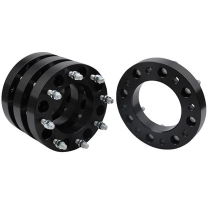 IRONTEK 8x200mm Wheel Spacers Compatible for Ford F350 2005-2025 Super Duty DRW, for Ram 3500 2019-2025 DRW, 8x6.5 Wheel Spacer 1.5 inch Thread Pitch M14x1.5 Hub Bore 142mm 4PCS - size: 8x200-4PCS