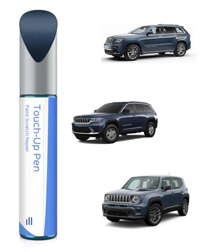 PBF/TBF Slate Blue Pearl Touch Up Paint Compatible with Jeep Exact Match Chips and Nicks Touch Up - color: Slate Blue Pearl(PBF/TBF) Compatible with Cherokee/Grand-Cherokee/Renegade