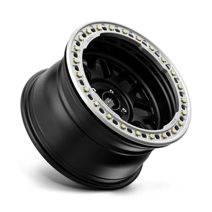 KMC Wheels KM23578550700 Grenade Crawl Beadlock KM235 17X8.5 5X5.0 S-BLK 00MM - color: SATIN BLACK, size: 17X8.5, 5X5.0, 4.75, 0mm