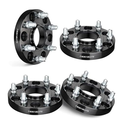 EVIL ENERGY 6x5.5 Wheel Spacers 1", 77.8 mm Bore Hubcentric M14x1.5 Studs - size: 1 inch