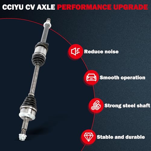CCIYU Front Right CV Axle Shaft Assembly for Toyota RAV4 2006-2012 - size: 17-9922