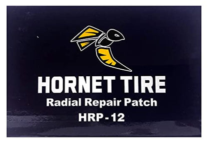 Reinforced Heavy Duty Radial Tire Repair Patches HRP-12 (4.5"x2.5") - size: 4.5"x2.5"