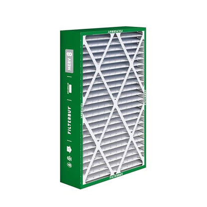 Filterbuy 16x25x5 Air Filter MERV 8 Dust & Allergy Defense (2-Pack) - style: 16x25x5 (Actual: 15.38 x 25.50 x 5.25)