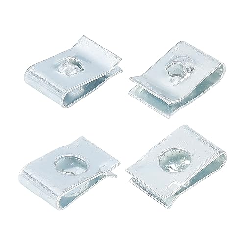 X AUTOHAUX 50 Sets 4.2x16mm U Clip Screw Assortment Car Clips - color: Silver Tone