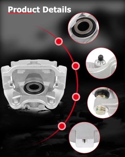 cciyu Rear Right Disc Brake Caliper Assembly w/Bracket 18-B5031 - size: Rear Right[18-B5031]