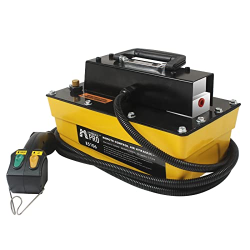 Air Hydraulic Pump with 9.8 ft Remote Control, 10,000 PSI Plastic Pump