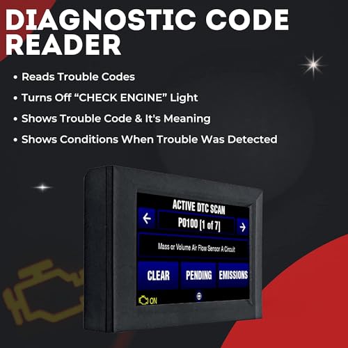 ScanGauge 3 Touch Screen OBD2 Scanner, Digital Gauges & Trip Computer SG3