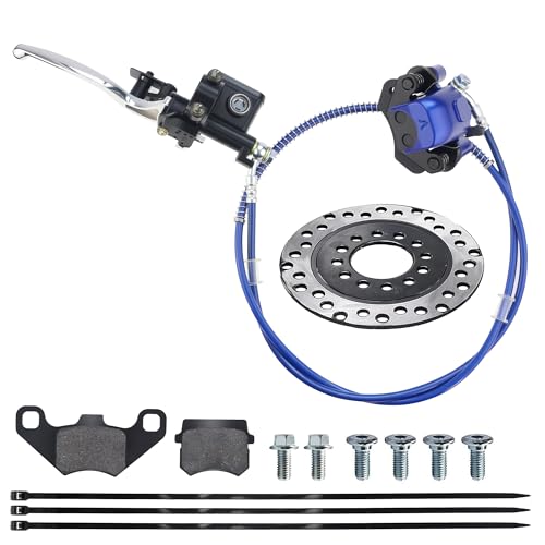 PRO BAT ATV Hydraulic Disc Brake Assembly - color: Blue