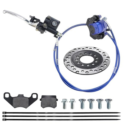 PRO BAT ATV Hydraulic Disc Brake Assembly - color: Blue