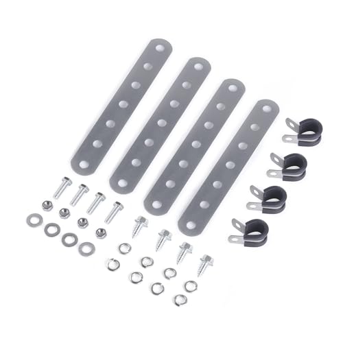 Oil Cooler Metal Mounting Bracket Kit used for 3/4 inch Coolers Compatible LPD47391 Low Pressure Drop 40k Transmission Oil Cooler
