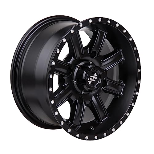 TUSK 4/156 Cascade Wheel 14x7 4.0 + 3.0 Matte Black for Kawasaki Teryx KRX4 1000 Lifted Edition 2025